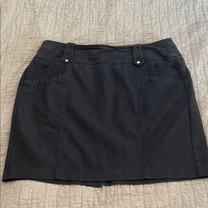 Classic Dark Denim Skirt